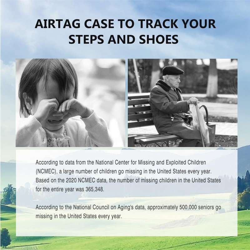 Airtag Holder Inserts for Kids and Old People, Airtag Case