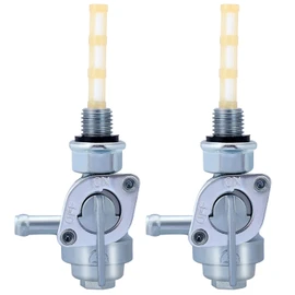 HIPA 2 Pack 90 Degree Fuel Shut Off Valve 28-1783-V Petcock 2-3KW for Generator Engine Fuel Tank Tap 1/4" Hose Champion Power Equipment 3000 3500 4000 Watts 6.5HP 7HP 168F 163CC 196CC 208CC 212CC