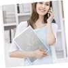 TEHAUX 100pcs Clear Plastic Laminating Sheets Protection Film High Transparency