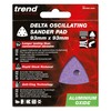 Trend Aluminium Oxide 93mm Delta 180 Grit Abrasive Sanding Sheets,