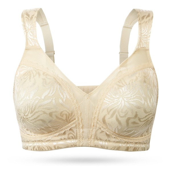WingsLove - Brasier sin Alambre para Mujer, Cobertura Completa, no