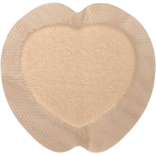 [Japanese Bandages] Silicone Foam Dressing Heart-Shaped Border Waterproof Wound Bandage