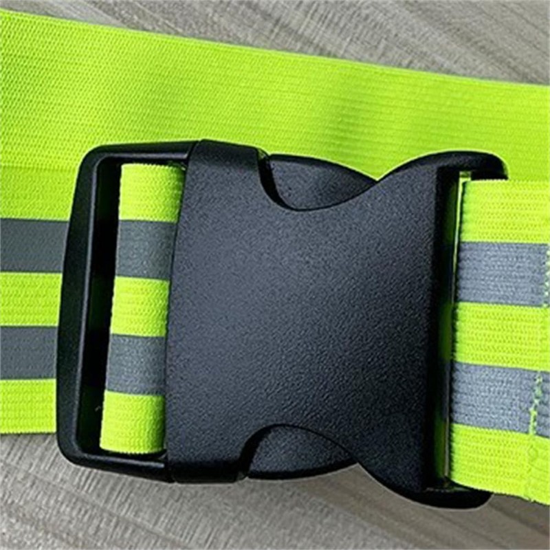 EYAKEG Reflective Belt for Running Belt Reflective Running Gear, Green