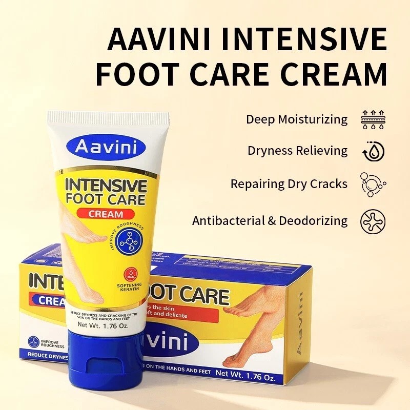 Aavini Intensive Foot Care Cream - Repairs Cracked Heels, Hydrating