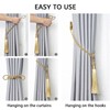 Pretty Jolly 2 Pack Long Tassel Curtain Tiebacks Handmade Braided