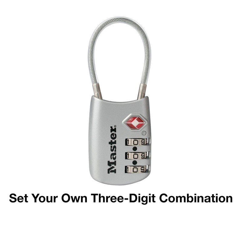 Master Lock 4688D Set Your Own Combination TSA Approved Luggage