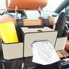 Car Back Seat Organizer with Drink Holders and Storage Durable