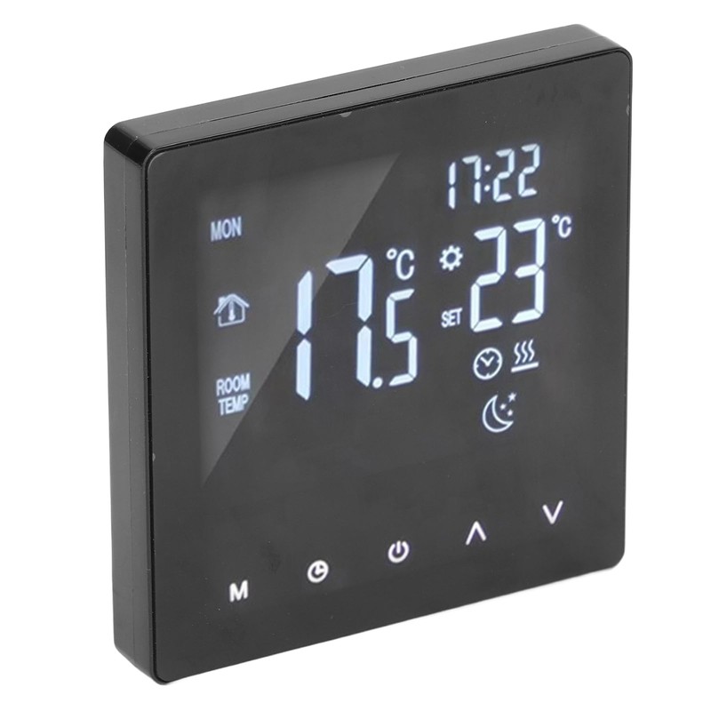 Intelligent Thermostat Touch Screen Programmable Floor Water Boiler Controller AC90-240V