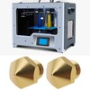 eMagTech 6Pcs 0.4mm 3D Printer Brass Nozzle MK10 Nozzle M7/1.75mm