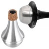 Trumpet Mute Silencer Aluminum Alloy Practice Musical Instrument Part Accessory