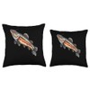 Kuhli Loach Pixel Art Throw Pillow