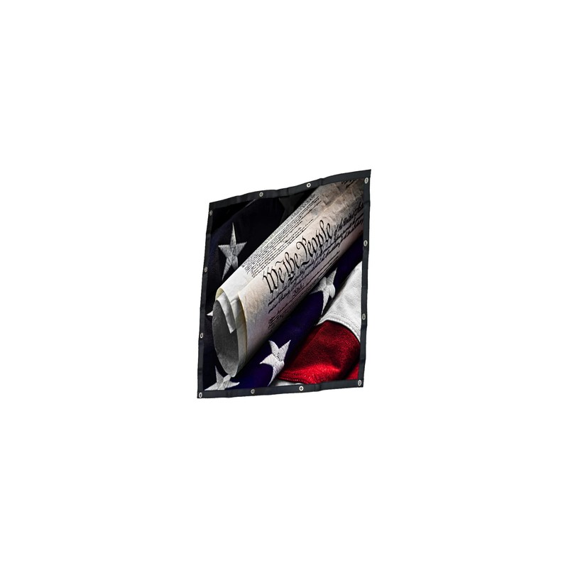 GrilleAdz We The People Mesh Bug Screen for Peterbilt 388/389