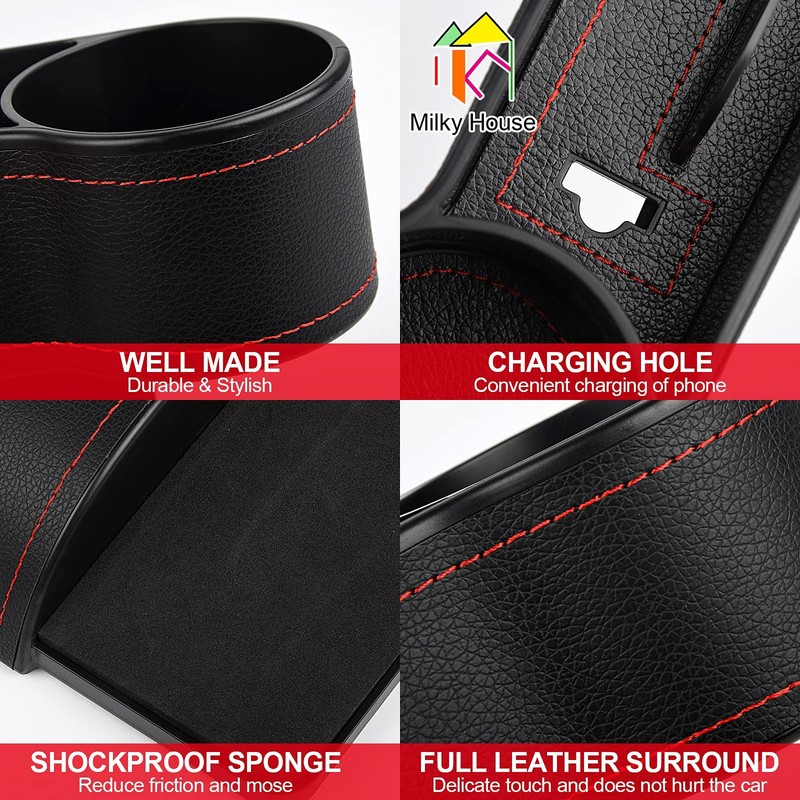 2 Set Car Seat Gap Organizer, Car Gap Filler Storage