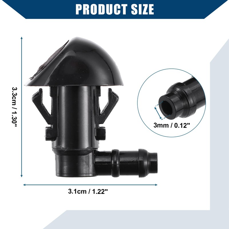 Hihaha Windshield Washer Nozzles for Honda Pilot 2009-2015 / Windshield