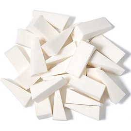 25 esponjas de maquillaje, mini aplicadores, cuñas, cosméticos, herramienta impecable para base de maquillaje facial