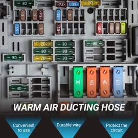 QUARKZMAN Car Standard Fuse Holder Tap Adapter 32 V 20 A Pack of 1
