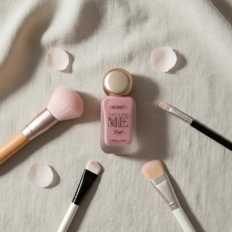 Blush Rubor Liquido Lonly Beauty Coral Claro