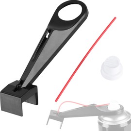 JUJUGO Chain Lubricator with Splash Prevention, Three-Sided Cover Design/4-Hole Precision Nozzle for Motorcycles, Easy Installation, All-in-One Cleaning & Lubrication Chain Lubricator