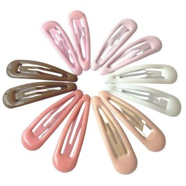 lua Citron 12-Piece Set, Kids, Baby Hairpins, Dull Colors, Pastel Colors, Cute, Korean, Stylish, Large, Matte, Hair Closure, Patchin, For Children, Children's Pins, Women's, Juniors, Children, Kindergarten, Nursery School, Preparation, Girls, Baby Shower