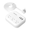 European Travel Plug Adapter with USB C, ROOTOMA Outlet Adapter