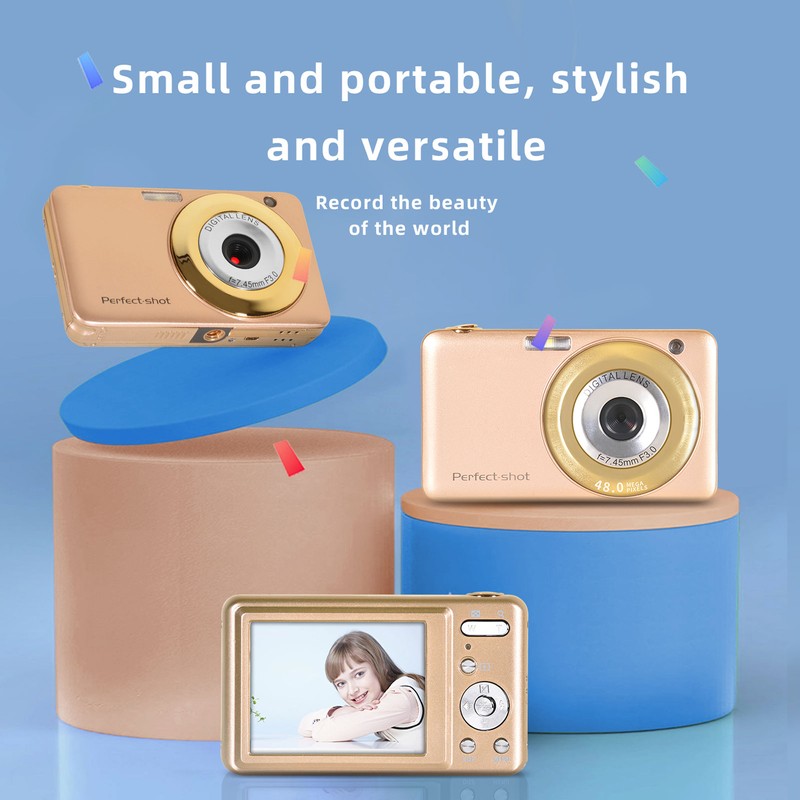 Digital Camera 2.7in 48MP 8X Digital Zoom USB Anti Shake