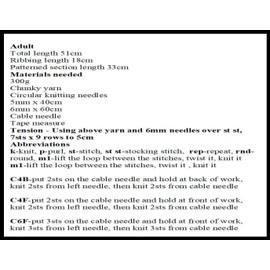 Knitting Pattern for Ladies Snood, Ladies Chunky Knitting Pattern, Women’s Hat Knitting Pattern, Ladies Scarf Knitting Pattern, Ladies Neckwarmer Pattern, KP512