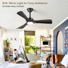 BvenuBigLite Black Ceiling Fan with Light: 42-Inch Ceiling Fan 3