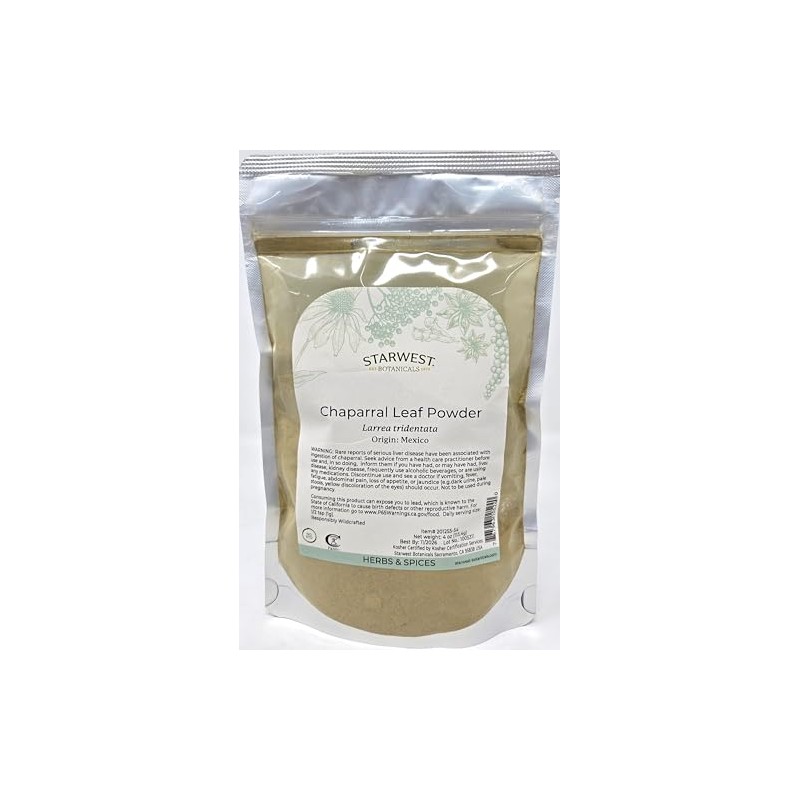 Chaparral Leaf Powder Wildcrafted 4 oz