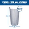 Carlisle FoodService Products Crystalon Stack-All Stackable Tumbler Plastic Tumbler with