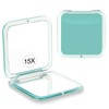 Compact 15X Magnifying Makeup Mirror for Travel, Small Pocket Mirror-Handheld,