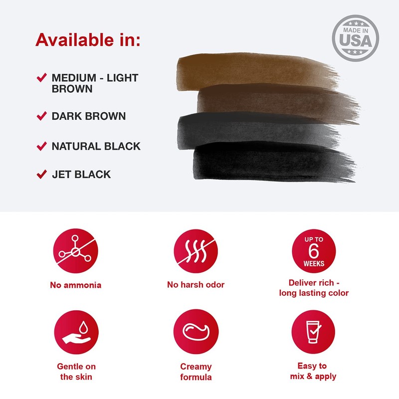 Godefroy Barbers Choice 3 Application Beard and Mustache Dye For