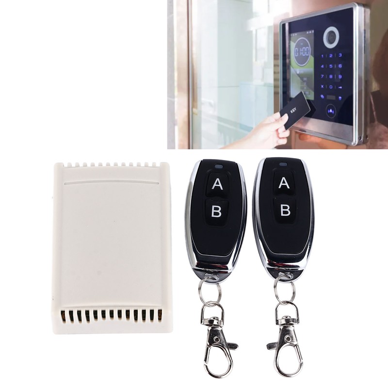 Universal Garage Door Remote Switch 12V 2CH 433Mhz Wireless CW
