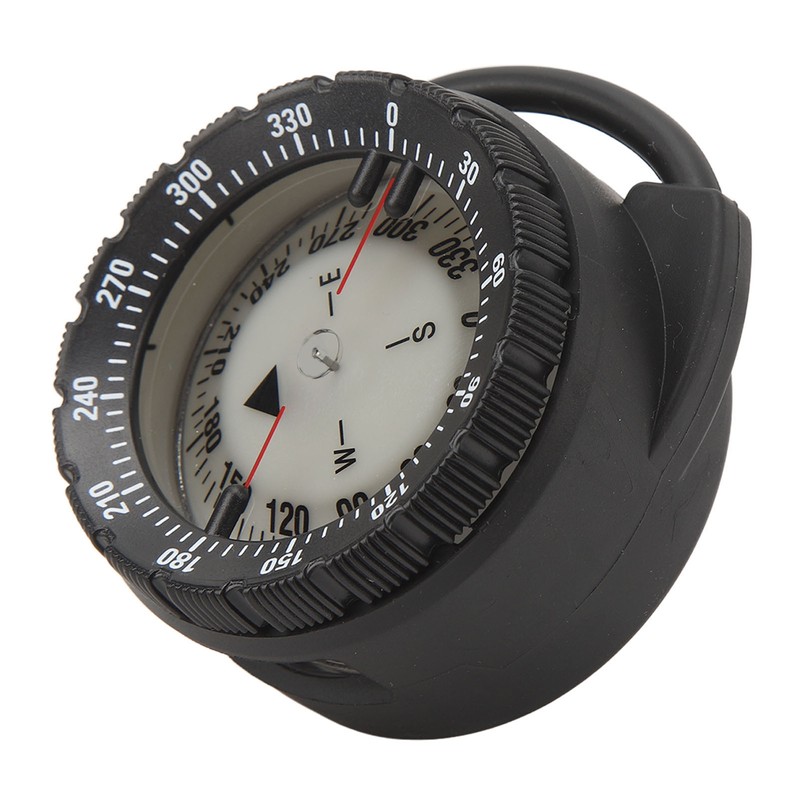 50M Underwater Diving Compass Luminous Magnetic Waterproof Pipe Clamp Diving
