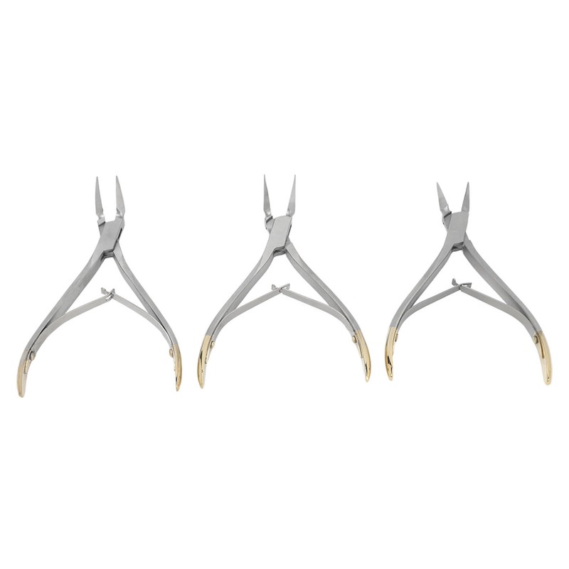 3pcs Residual Root Forceps Set Stainless Steel Dental Root Fragments