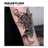 INKARTLINK Tattoo Tech, 2 Sheets Large Semi Permanent Tattoo, Adult
