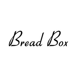 Bread Box 8.5w x 2h Label | Kitchen Organization | Die Cut Vinyl Decal | Black Retro Font (Sticker Only)