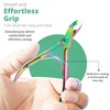 Cuticle Trimmer with Cuticle Pusher Professional Stainless Steel Cuticle Cutter