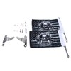 Trunk Lid Flag Pole Mount Kit with Homeland Security Flag