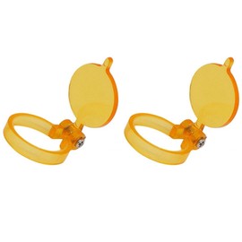 Baglaum 2PCS Yellow Filter for LED Head Light Lamp Dental Loupes Useful Lab Illumination Optical Binocular Magnifier Accessories, 750129404