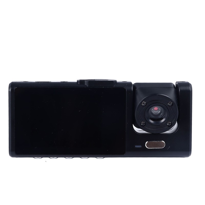 3 Channel Dash Cam 170° Front Viewing Angle Three Way