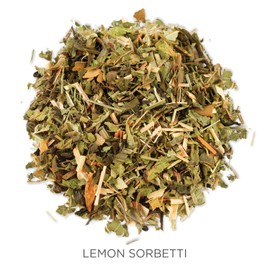 Tea Forte Lemon Sorbetti Organic Green Tea, Loose Tea Canister Makes 35-50 Cups, 1.76 Ounces