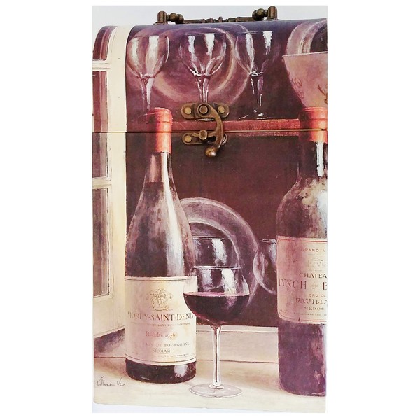 A&T Designs Classic Decorative Wine Gift Box Home Decor -