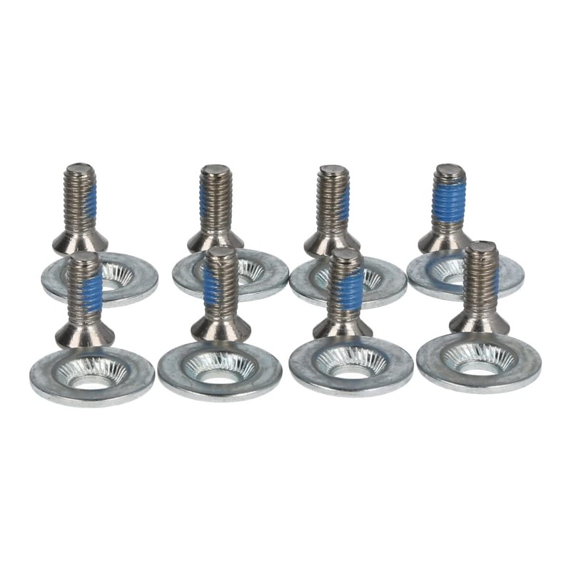 RiSki Screw Set 16 Pieces (8 Screws, 8 Washers) for