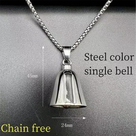 Jindizi Stainless Steel 3D Motorcycle Bell ，Motorcycle Protection Bell, Motorcycle Protection Charm