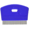 KVP Cat Flea Comb Stainless Steel Teeth with Plastic Handle
