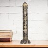 Incense Burner Bronze Tone Dragon Phoenix Relief Craft Ornaments Tea