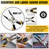 Fancytool Multi-Function Needle Nose Pliers with Cutting, Stripping, Crimping and