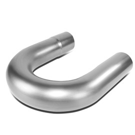 DNA MOTORING ZTL-PP-30-180-RAW 180 Degree U-Bend DIY Custom Mandrel Exhaust Tubing,3" OD,Universal Fit,Mild Steel