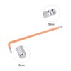 sourcing map 5mm Ball End Hex Key Wrench, L Shaped