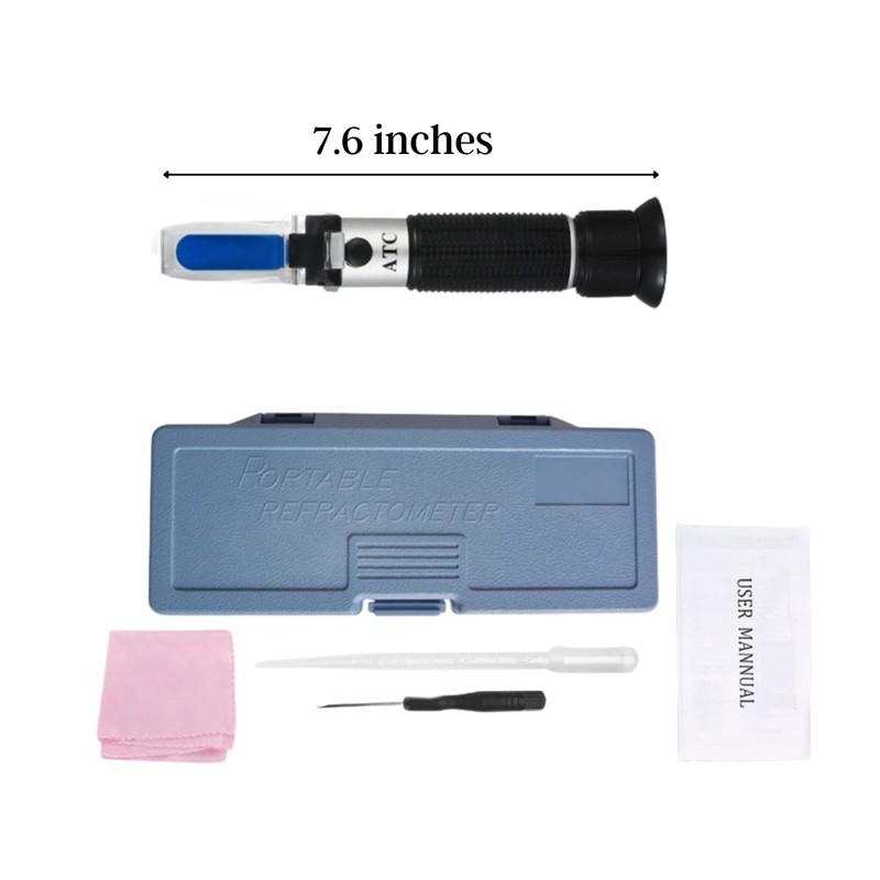 SunGrow Measure Salinity of Water with Aquarium Refractometer, Remarkable Accuracy,